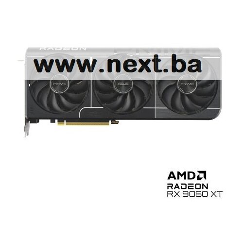 Asus VGA PRIME-RX9060XT-O16G 16GB GDDR6, 128-bit, 2x DP, 1x HDMI Cijene