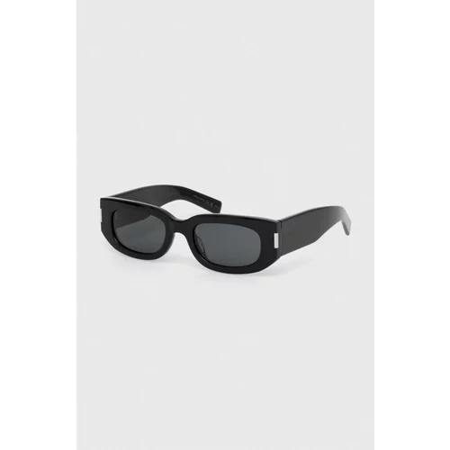 Saint Laurent Sončna očala črna barva, SL 697