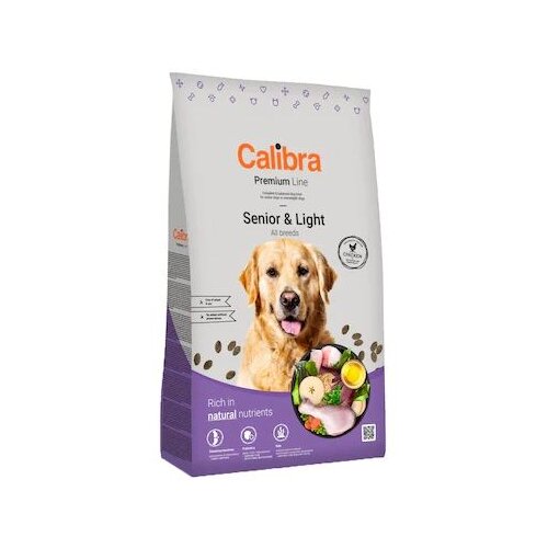 CALIBRA Dog Premium Line Senior &amp;amp; Light, hrana za pse 3kg Slike