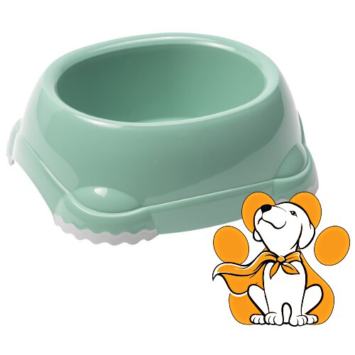 Moderna smarty Bowl Small Warm Gray 350ml, Posuda Za Pse i Mačke, Siva Cene