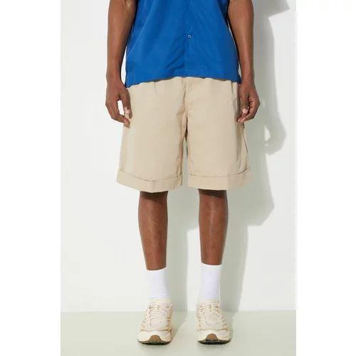 Carhartt WIP Pamučne kratke hlače Mart Short boja: bež, I033130.G106