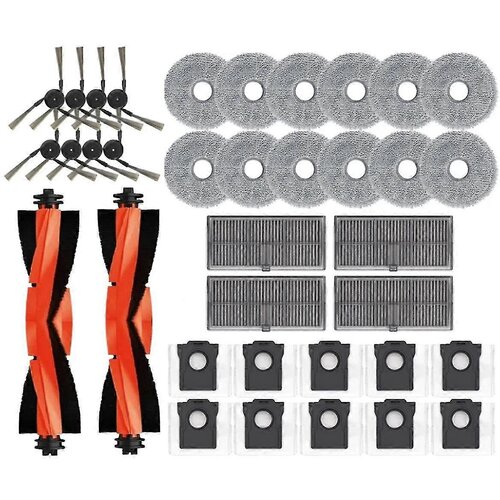 INORCO Nadomestni dodatki za sesalnik za X40 Ultra X40 Pro S30 Pro Ultra Glavna stranska krtača Filter Mop Bag, (21853205) Slike