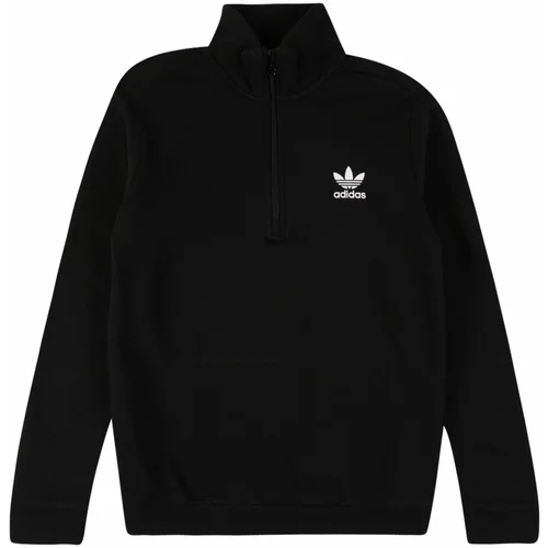 Adidas Sweater majica crna / bijela