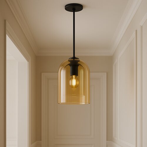 Toolight Viseća lampa APP1704-1PC Amber Slike