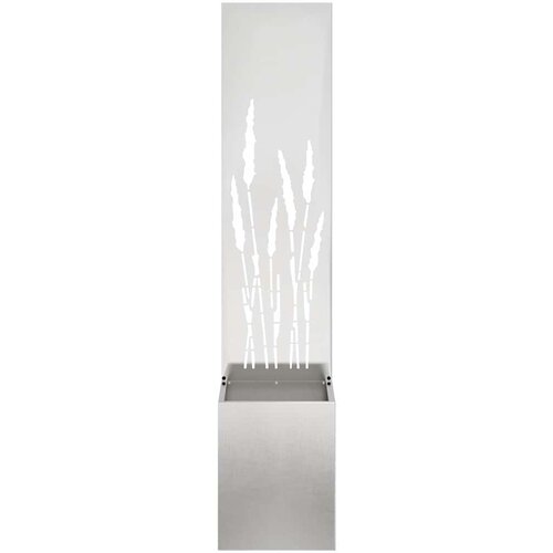  Privatnost u vrtu Srebrna 32 x 32 x 150 cm Nehrđajući čelik Slike