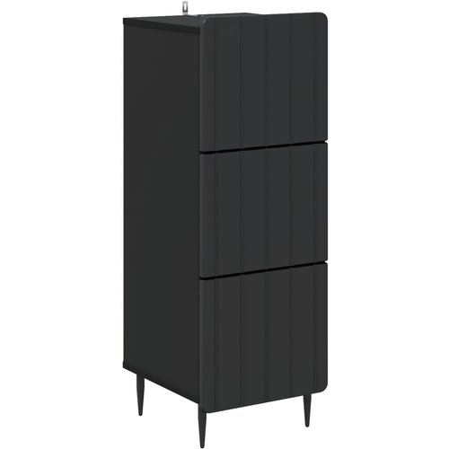  Ormar s ladicama Crna 33 x 34,5 x 92 cm Konstruirano drvo Cene