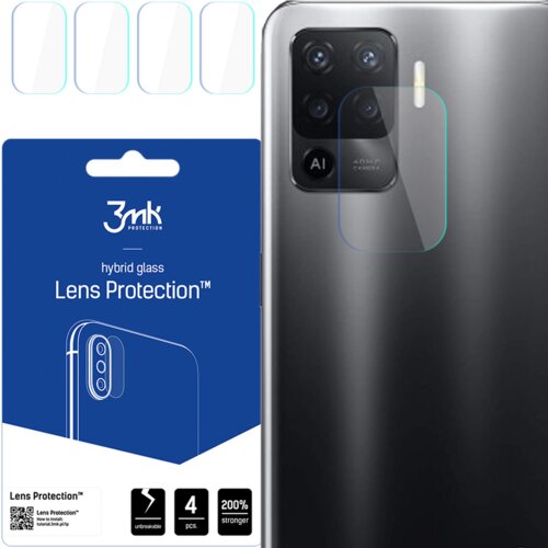 3mk ZA&amp;Scaron;ČITA ZA LEČE ZA OPPO A94 5G POKROV OHI&amp;Scaron;JA IZ KALJENEGA STEKLA, (21999595) Slike