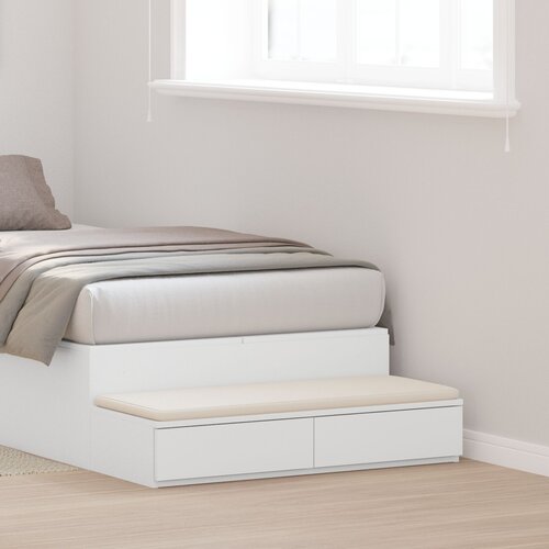 vidaXL Predali za posteljo Bela 90x36,5x16,5 cm Iz vezanega lesa Cene
