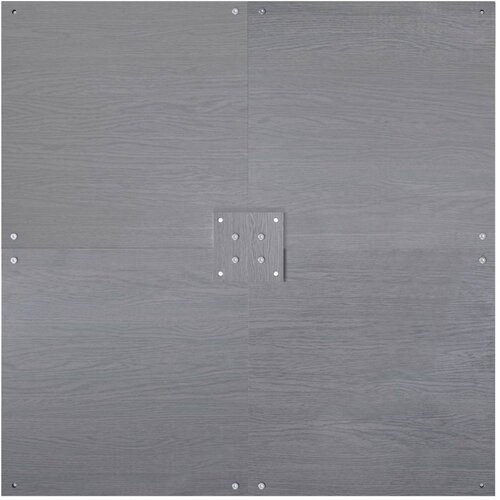  Baza za suncobran Tamno siva drvena estetika 100 x 100 x 4 cm Slike