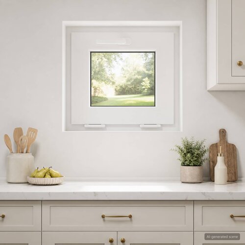  Unutarnja boja prozora u podrumu bijela RISOR 45 x 40 cm Cene