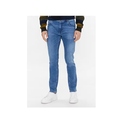 Sisley Jeans hlače 4V2USE00O Modra Slim Fit