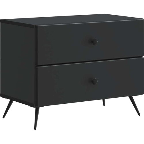  Noćni ormar Crna 62 x 34 5 x 47 5 cm Konstruirano drvo Cene