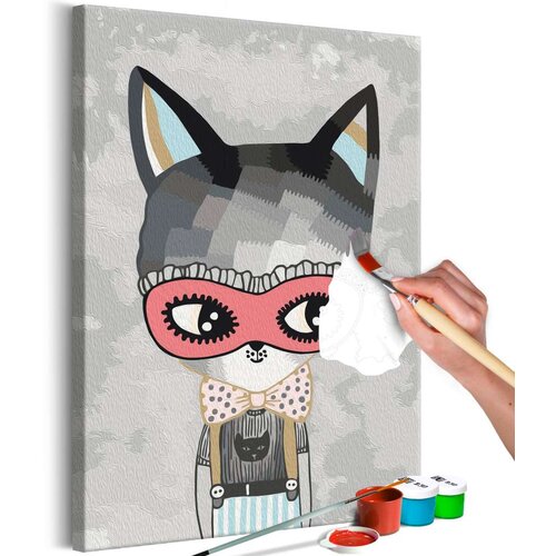  Slika za samostalno slikanje - Elegant Kitty 40x60 Slike