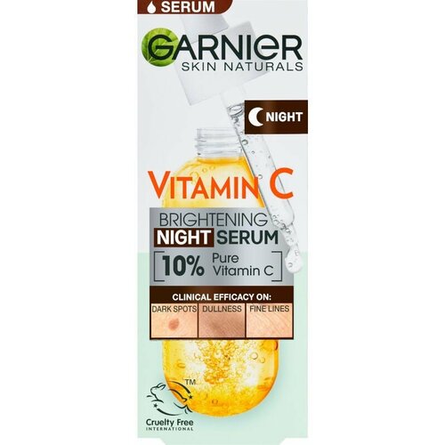 Garnier noćni serum za lice skin naturals vitamin c 30ml Slike