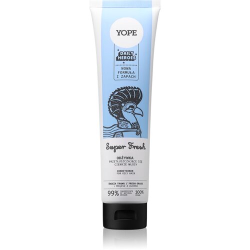 Yope Daily Heroes Fresh Conditioner Fresh Grass balzam za volumen za mastne lase 170 ml Cene