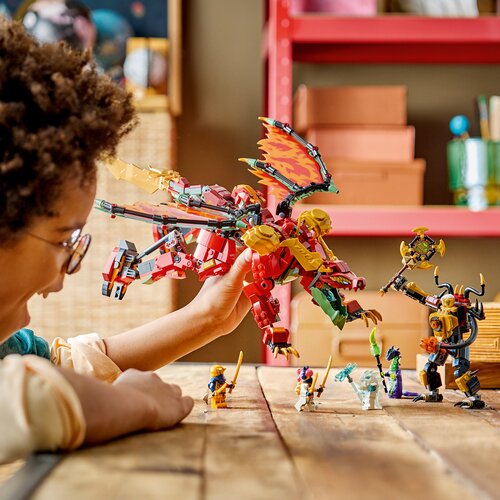 Lego LEGO&amp;reg; NINJAGO&amp;reg; - Wyldfyrejin transformirajući mehanički zmaj (71868) Slike