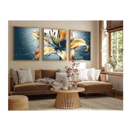 Wallity Dekorativna slika Huhu219, 35x50cm, 3 dijela Slike