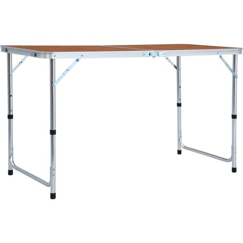  Zložljiva miza za kampiranje iz aluminija 120x60 cm Cene
