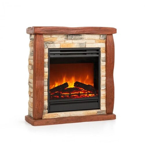 Klarstein lienz, električni kamin, 1800 w, videz kamna, polystone, daljinski upravljalnik Cene