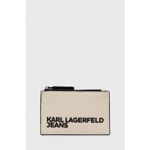 KARL LAGERFELD JEANS Etui za ključe bež barva, 245J3203