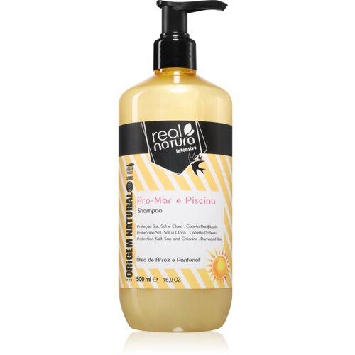 Real Natura Pro - Mar e Piscina &amp;scaron;ampon za iscrpljenu kosu i vlasi&amp;scaron;te 500 ml Slike