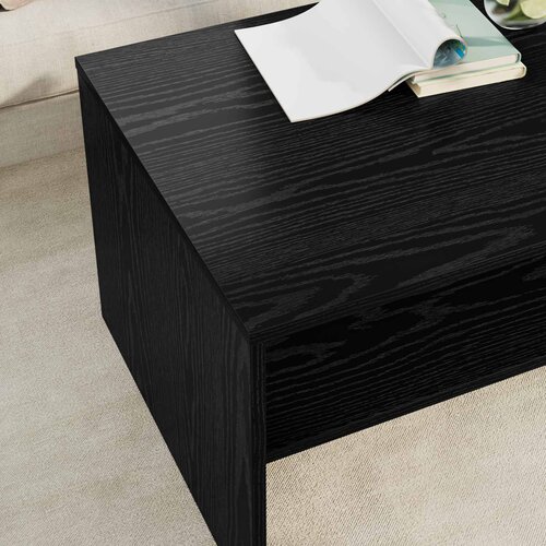  Kava Stol Crni hrast 80 x 50 x 40 cm Konstruirano drvo Slike