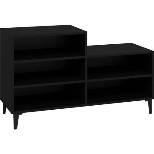 Maison Chic Omarica za obutev - Kopa za čevlje črna 102x36x60 cm inženirski les, (21777368) Slike