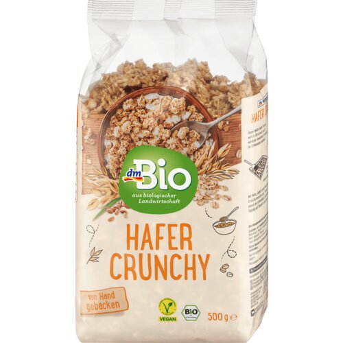 dmBio hrskavi prečeni musli proizvod sa ovsenim pahuljicama 500 g Slike