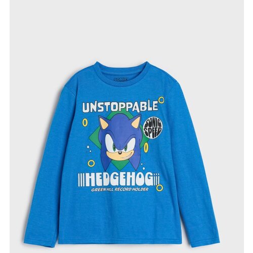 Sinsay Pamučna majica s printom Sonic the Hedgehog Cijene