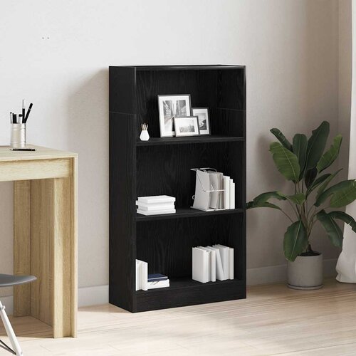  Biblioteka crni hrast 60x24x109 cm Inženirsko drvo Cijene