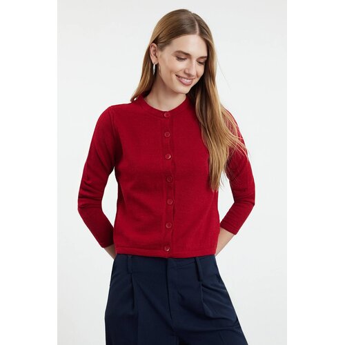 TRENDYOLMILLA Ženska jakna TWOAW25HI00049, Bordo Cene