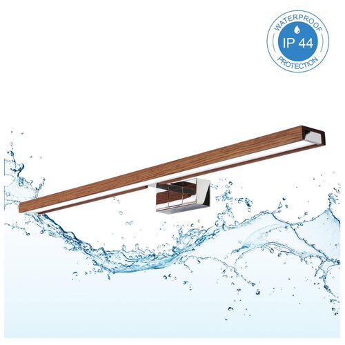  Brilagi-LED Kupatilsko osvetljenje za ogledalo WOODY MIRROR 3v1 LED/15W/230V IP44 hrom/hrast tre&amp;scaron;nja Slike