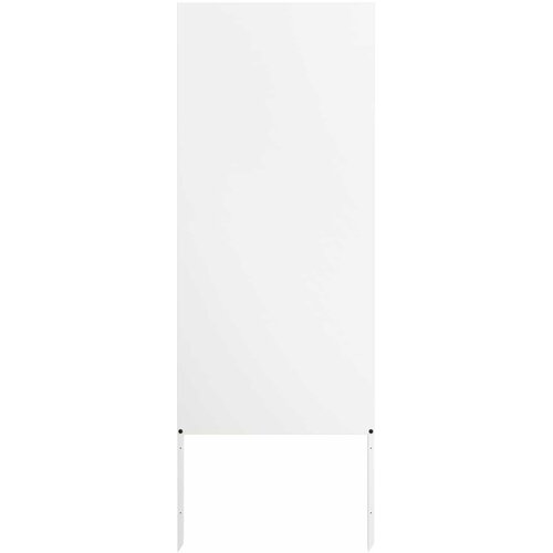 Privatnost u vrtu Bijelo 50 x 140 cm Hladno valjana čelična Slike