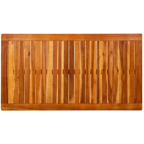  Vrtni stolić za kavu 110 x 60 x 45 cm masivno bagremovo drvo Slike