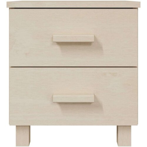 VidaXL noćni ormarići 2 kom boja meda 40x35x44,5 cm masivna borovina Slike