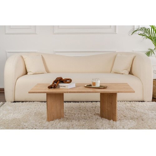 Kalune Design Klubska mizica v hrastovem dekorju v naravni barvi 60x119 cm Sabin &amp;ndash; Slike
