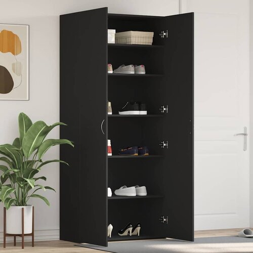  Ormar za cipele Crna 80 x 35.5 x 180 cm Konstruirano drvo Cene