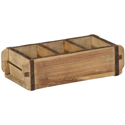 Poslužavnici 4 kom 30x14x9 cm Čvrsto drvo od recikliranih materijala Slike