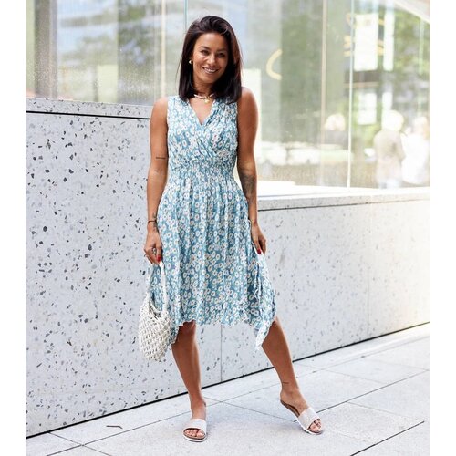 UR/CEO Blue floral dress Grado Slike