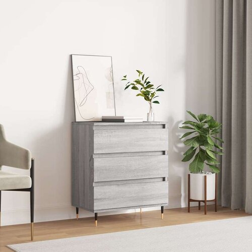  Komoda sivog hrasta sonome 60x35x70 cm od konstruiranog drva Cijene