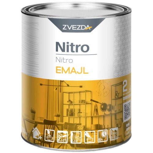 Helios Emajl za drvo i metal Nitro 0.75 L žuti Slike