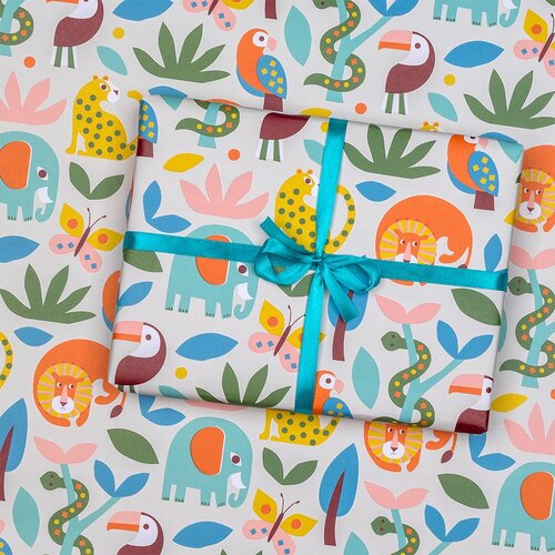 Rex London Darilni papir v kompletu 5 ks Wild Wonders &amp;ndash; Slike