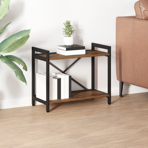 vidaXL Knjižna omara Star les 60 x 30 x 48.5 cm Konstruiran les Cene