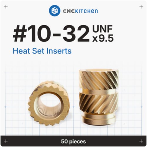 CNC Kitchen Navojni vložki #10-32 UNF - #10-32 x 9.5 Cene