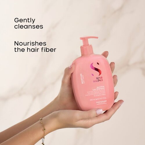 ALFAPARF MILANO Semi di Lino Moisture &amp;scaron;ampon za suhu kosu 500 ml Slike