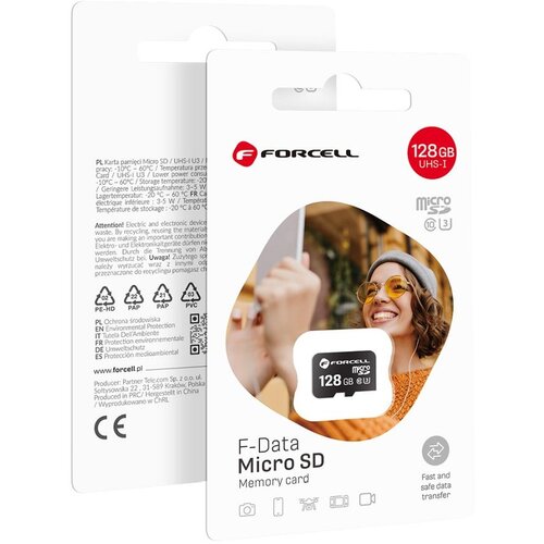 Memorijska kartica (Micro SD) FORCELL F-DATA 128GB UHS-I U3 class 10 Cene