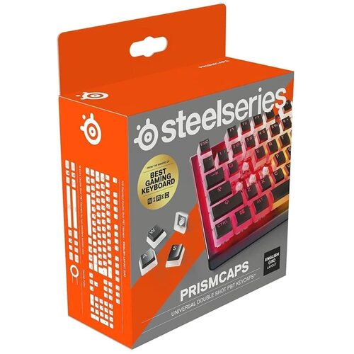 Steel Series PrismCaps komplet kapic za tipke črne barve za mehanske tipkovnice z UK postavitvijo Cene