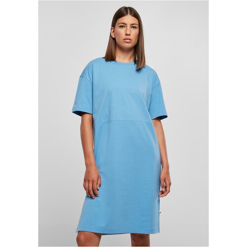 UC Ladies Ladies Organic Oversized Slit Tee Dress horizonblue Cene