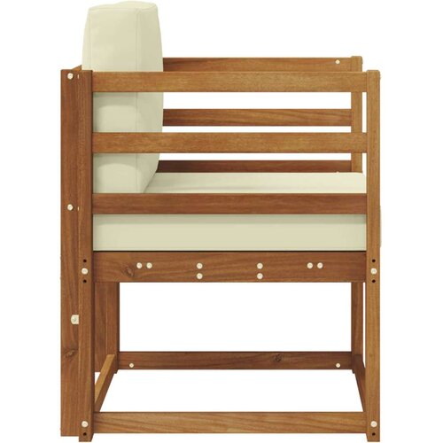  Set vanjskih sofa Čvrsto drvo akacije i poliester Slike