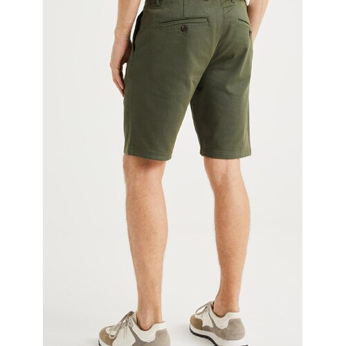 WE Fashion Chino hlače temno zelena Slike